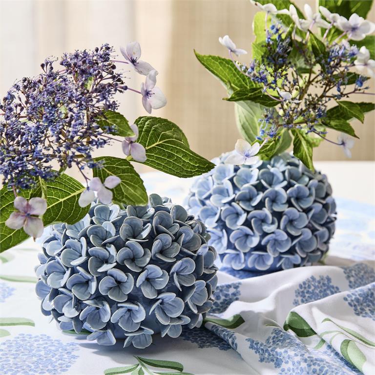 Hydrangea Flower Taper Candle Holder