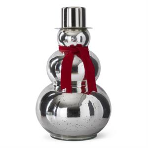 Silver Mercury Glass Snowman