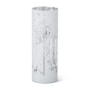 White LED Rotating Cylinder