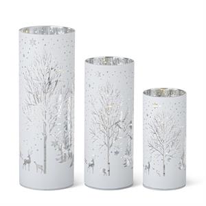 White LED Rotating Cylinder