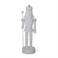 White Resin Nutcracker