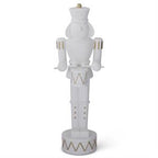 White Resin Nutcracker