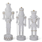White Resin Nutcracker