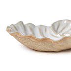 Artisanal Reactive Glaze Shell Tidbit Dish/Tray