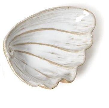 Artisanal Reactive Glaze Shell Tidbit Dish/Tray