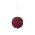 4.25 Inch Icy Red Berry Ball