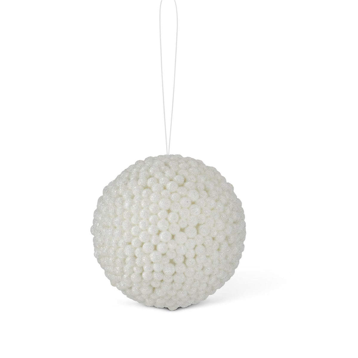 4.25 Inch White Berry Ornament