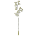 32 Inch White Glittered Sedum Stem