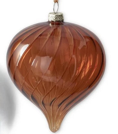 Copper Glass Ornament