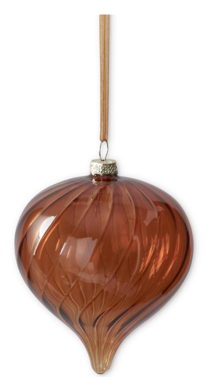 Copper Glass Ornament