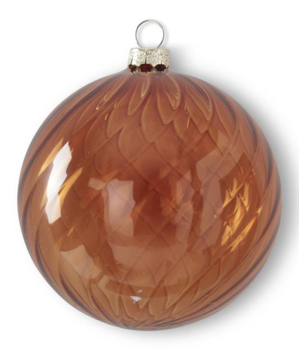 Copper Glass Ornament