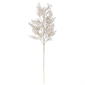 32 Inch Gold Leaf And Pearl Stem
