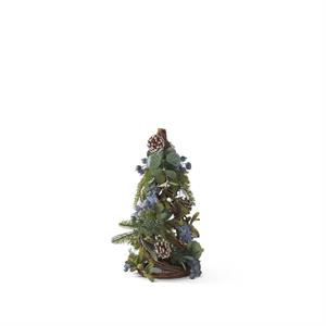 Pine And Blue Berry With Pinecone Tree
