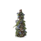 Pine And Blue Berry With Pinecone Tree