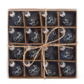 Box Of 16 One Inch Merry Christmas Ornaments