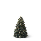 Gold Glittered Green Resin Tree