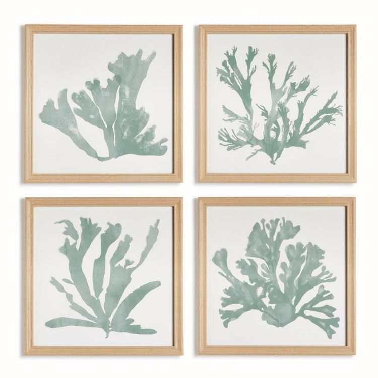 Coral Silhouettes Soft Green