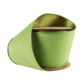 4" Reversible Classic Velvet Wired Ribbon | Lime/Lime | 10 Yard Roll