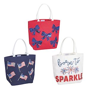 Americana Sparkle Totes