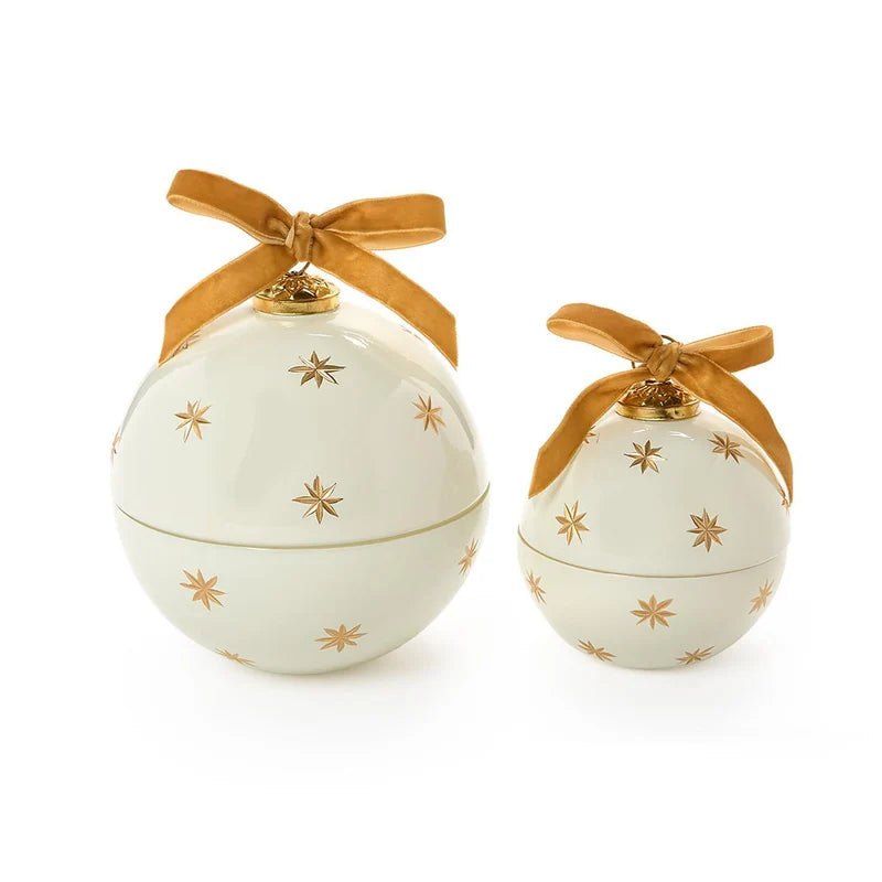 Ornament Candle With Sparkling Rose Scent