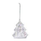 Light-up Manger Ornament