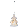 Light-up Manger Ornament