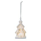 Light-up Manger Ornament