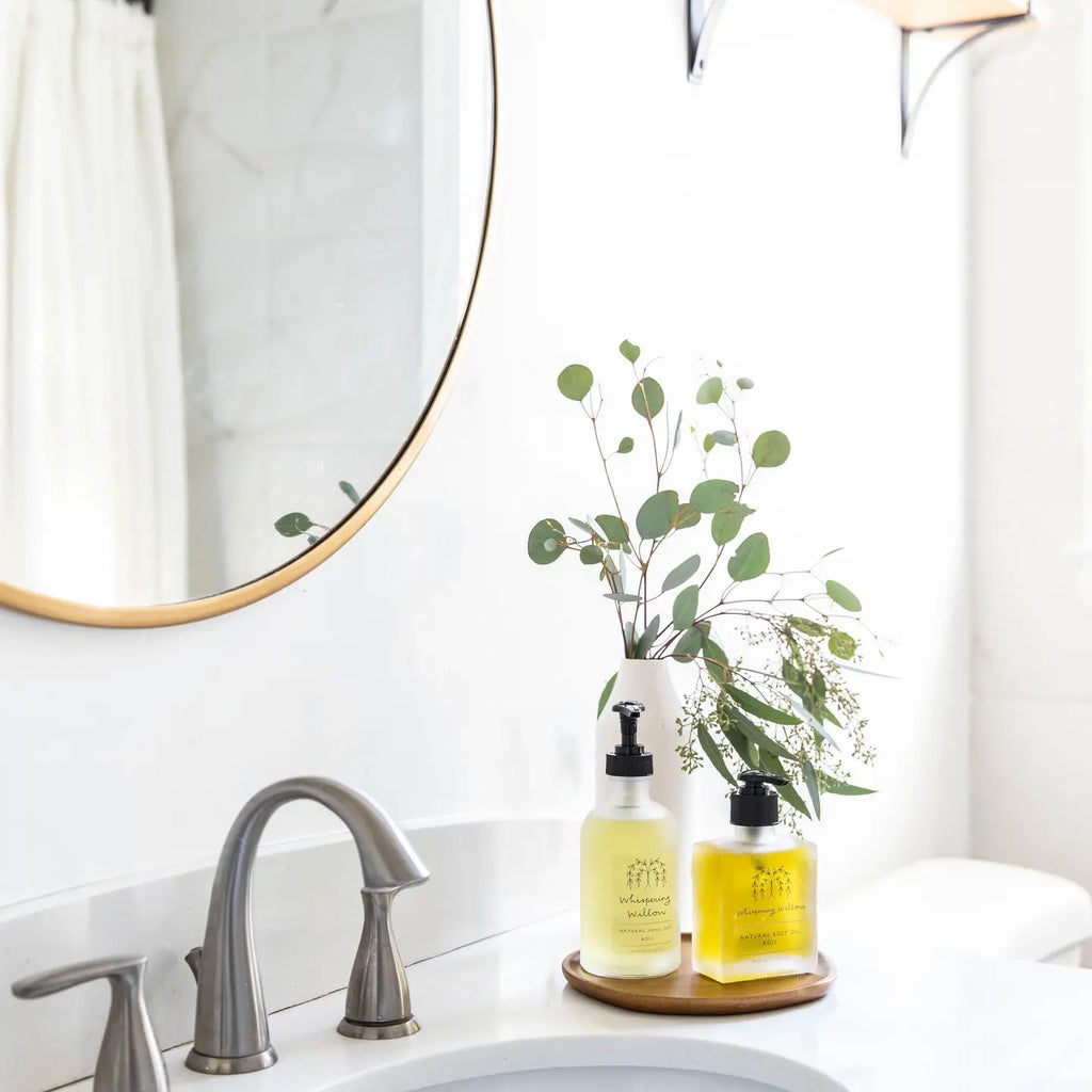 Hand Soap In Glass Bottle