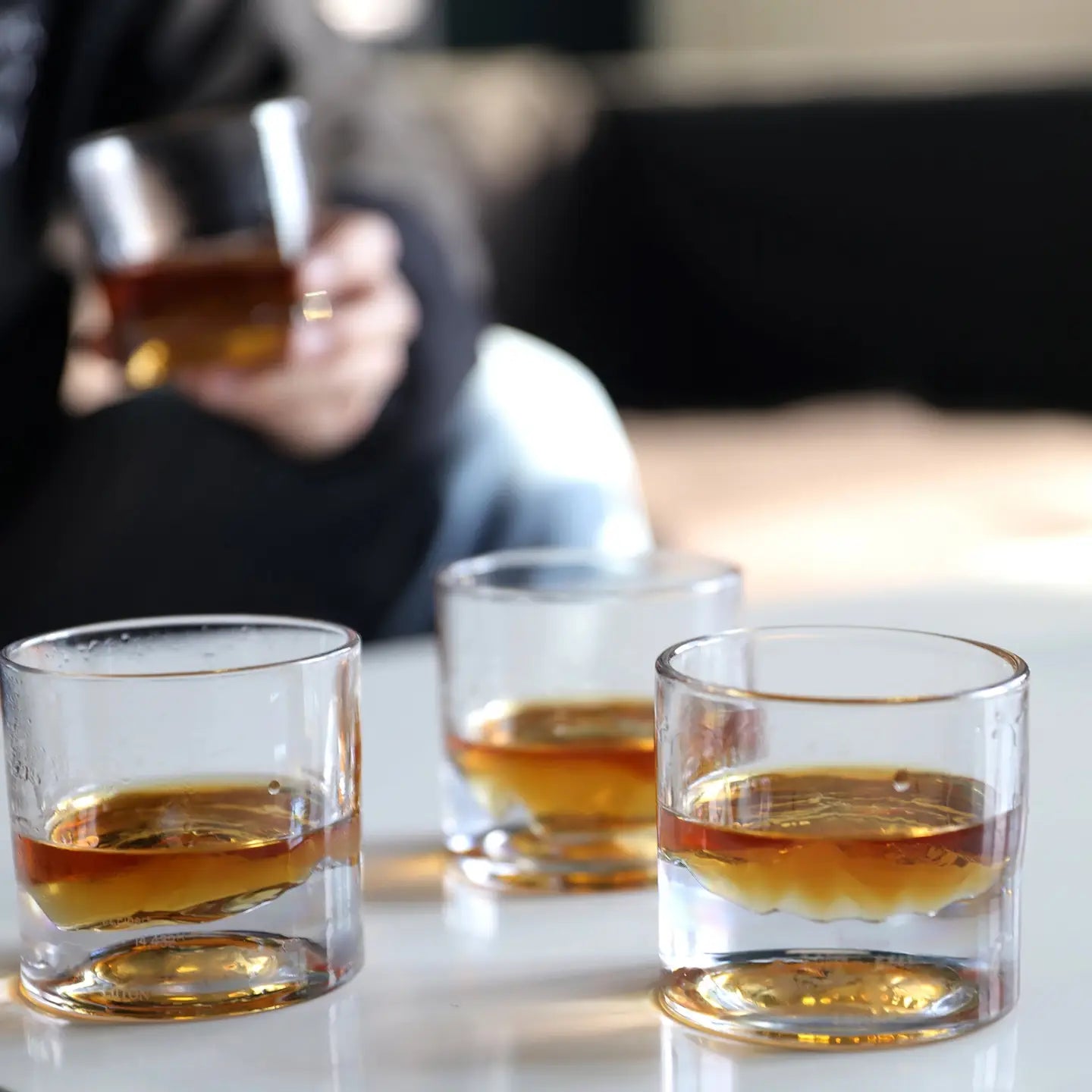American Peaks Whiskey Glasses Set Of 4