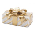 Gold And White Package Taper Holder