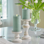 Luminara Iceberg Green 3x6.5 Inch Candle