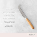Acacia And Stainless Cheese Knife