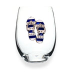 Jeweled Stemless Wine Glass
