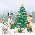 Holiday Pups Cocktail Napkin