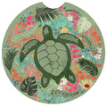 Floral Turtle Car Coaster Individual