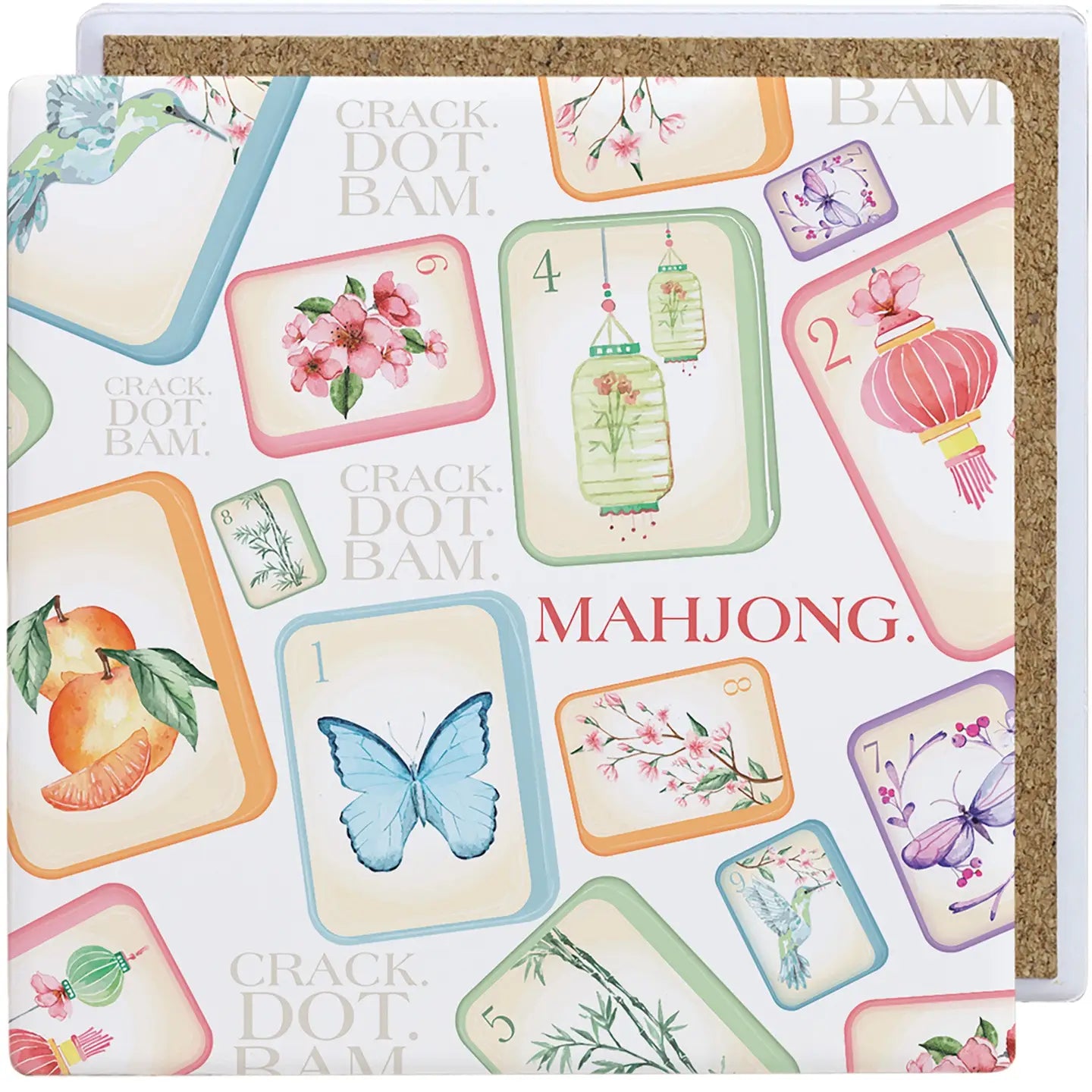 Mahjong Pattern Coaster