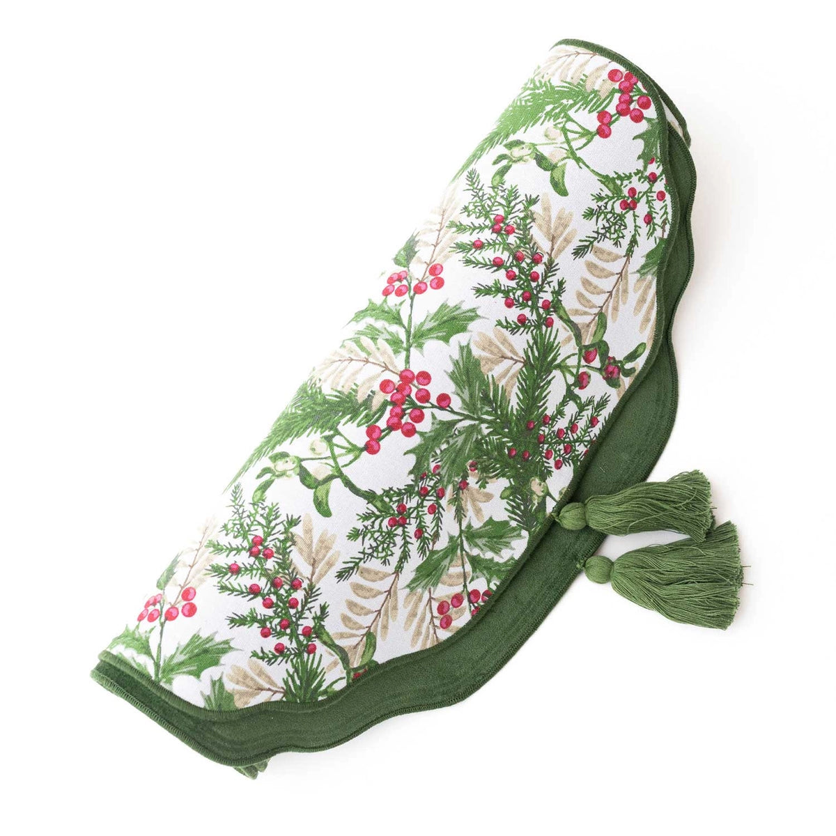 Woodland Berry Reversible Velvet Table Runner