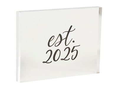 Est. 2025 Acrylic Plaque