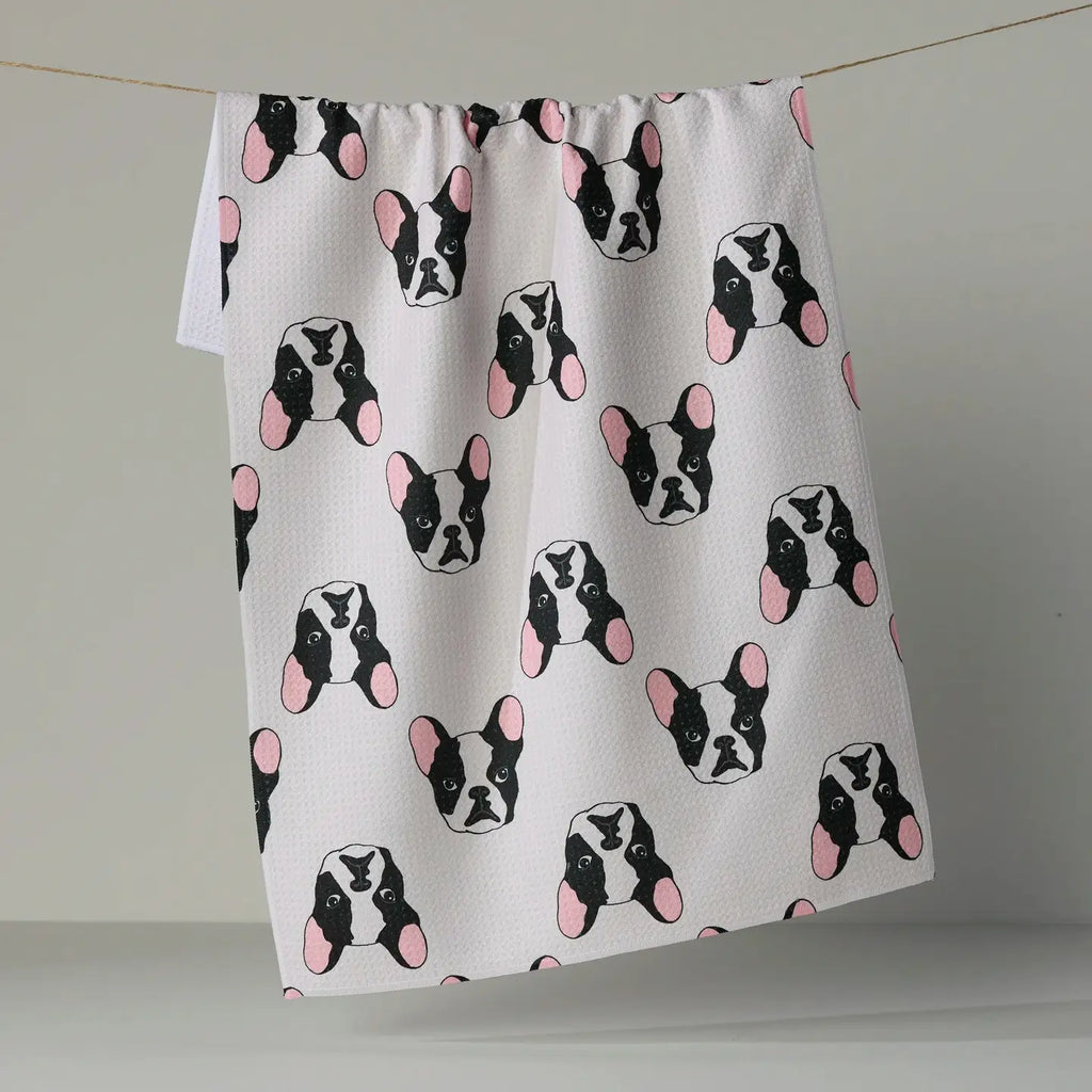 Geometry Dog Themed Tea Towels