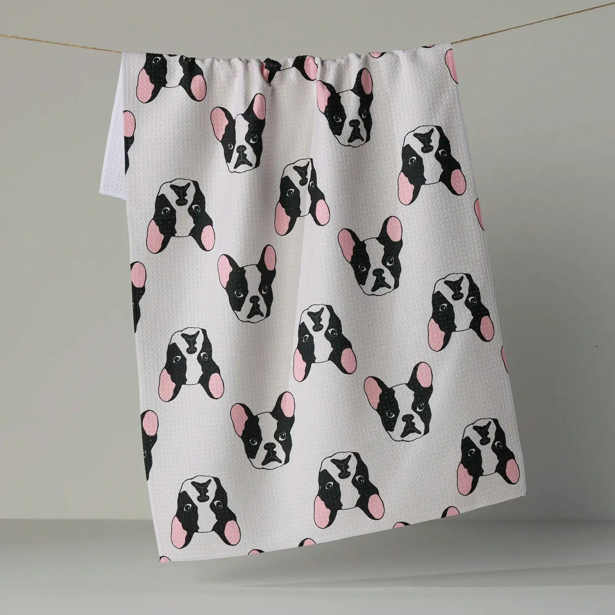 Geometry Dog Themed Tea Towels