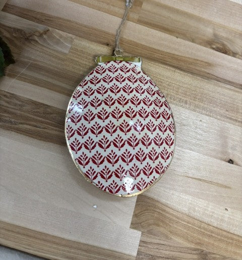 Cardinal Disc Ornament