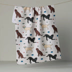 Geometry Dog Themed Tea Towels