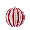 Large Candy Stripe Ball Ornament