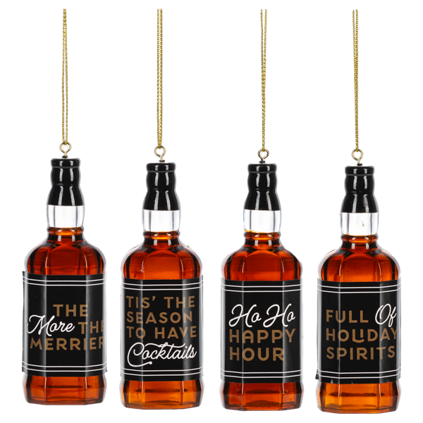 Holiday Bottle Ornaments