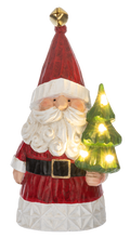 LED Light Up Santa With Tree