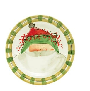 Old Saint Nick Salad Plate