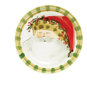 Old Saint Nick Salad Plate