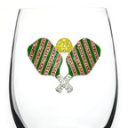 Jeweled Stemless Wine Glass