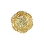 Vietri Rufolo Glass Gold Flower Small Bowl