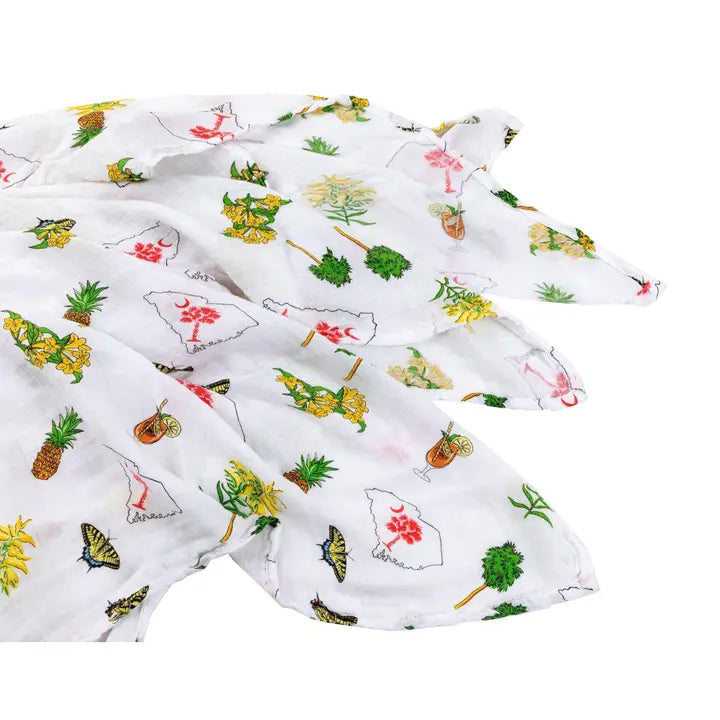 South Carolina Girl Swaddle Blanket
